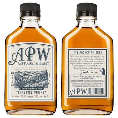 Ass Pocket 20-Year Whiskey Release No.5: 2-Pack in Collectible Box