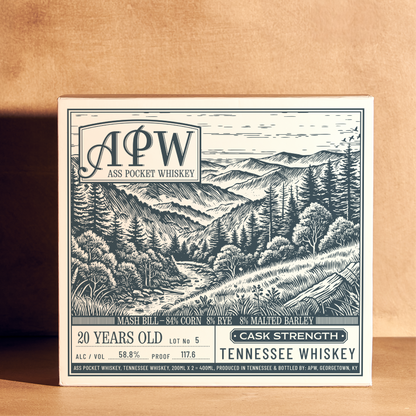 Ass Pocket 20-Year Whiskey Release No.5: 2-Pack in Collectible Box